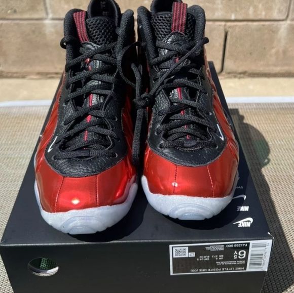 Foamposites 6.5 y in metallic red - Picture 1 of 2